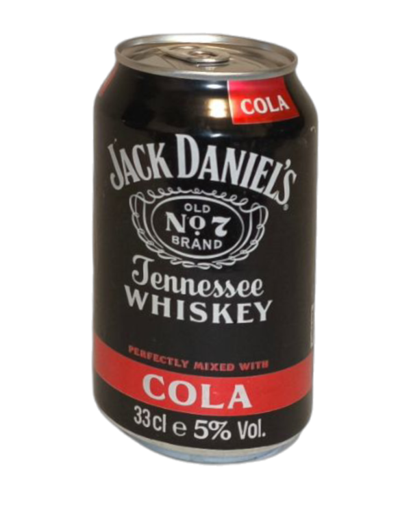 Jack Daniels Tennesse whiskey cola 33cl